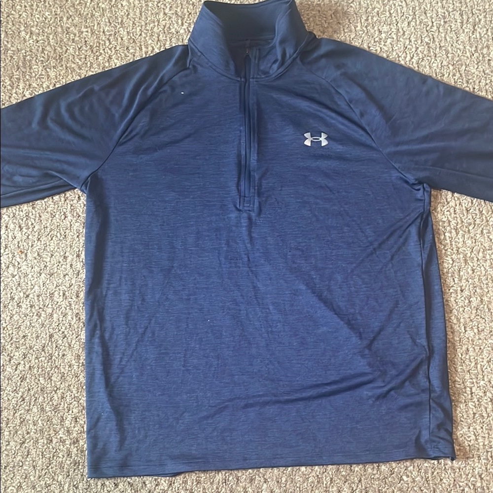 Under Armour Blue Quarter-Zip Pullover